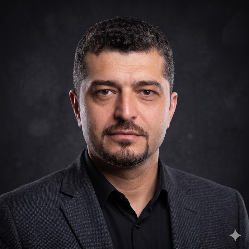 Portrait of Marouf Babelli, Co-founder and CEO of Namaa Al Mostaqbal.